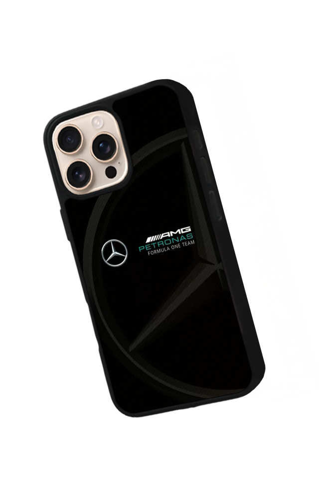 iPhone 14 Pro Uyumlu Mercedes Tasarımlı Glossy Premium Kılıf
