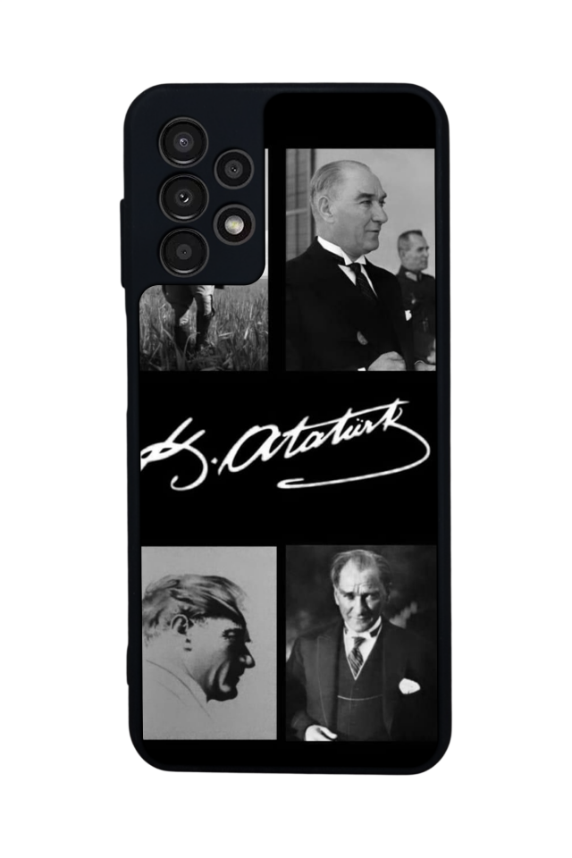 Samsung Galaxy A23 Uyumlu Mustafa Kemal Ataturk Tasarımlı Glossy Premium Kılıf