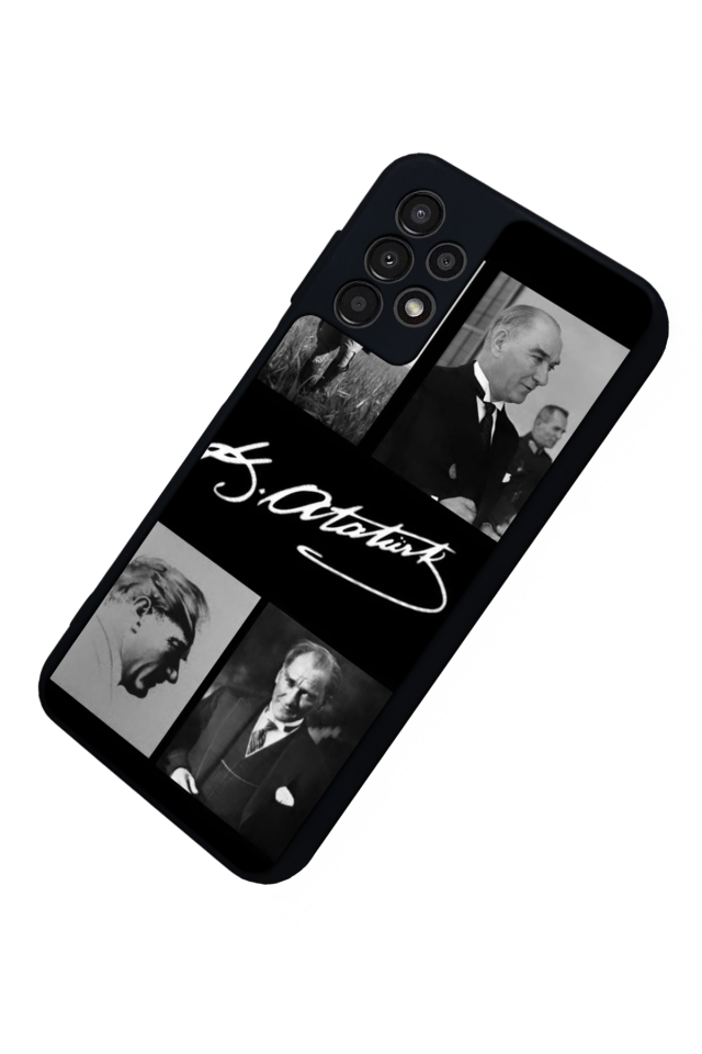 Samsung Galaxy A23 Uyumlu Mustafa Kemal Ataturk Tasarımlı Glossy Premium Kılıf