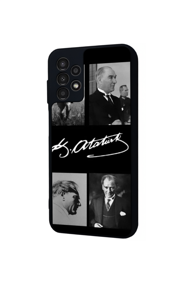 Samsung Galaxy A23 Uyumlu Mustafa Kemal Ataturk Tasarımlı Glossy Premium Kılıf