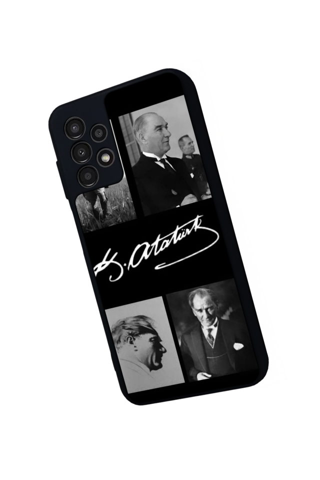 Samsung Galaxy A23 Uyumlu Mustafa Kemal Ataturk Tasarımlı Glossy Premium Kılıf