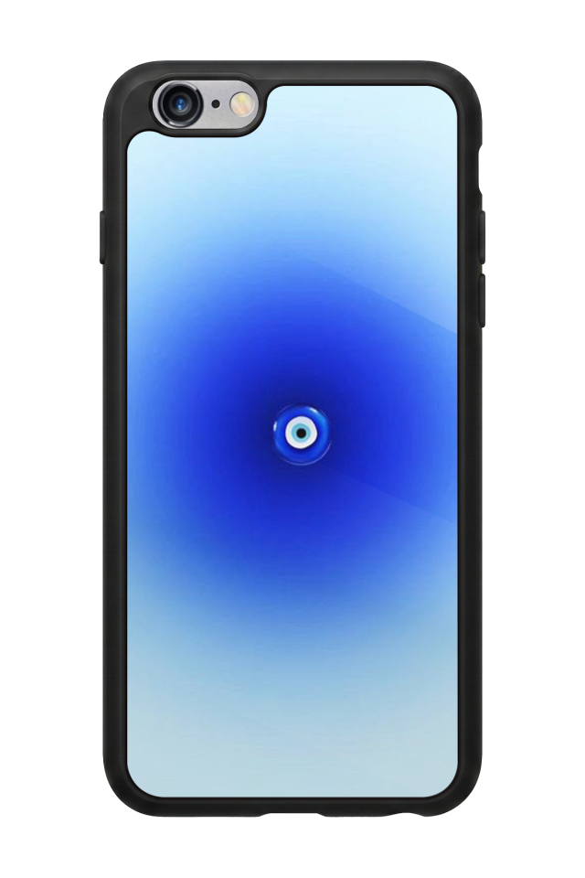 iPhone 6 Plus Uyumlu Nazar Tasarımlı Glossy Premium Kılıf