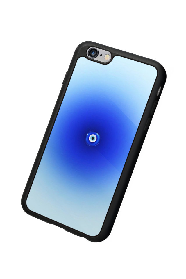 iPhone 6 Plus Uyumlu Nazar Tasarımlı Glossy Premium Kılıf