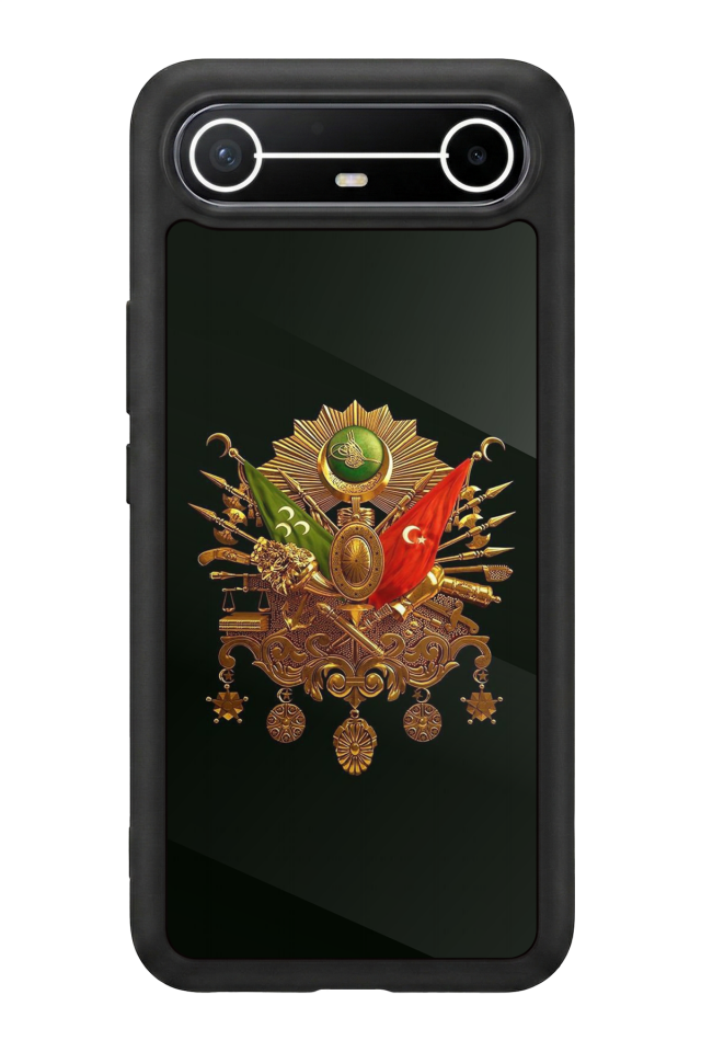 Tecno Spark Slim 5G Uyumlu Osmanli Tugrasi Tasarımlı Glossy Premium Kılıf