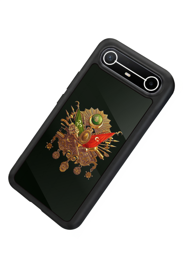 Tecno Spark Slim 5G Uyumlu Osmanli Tugrasi Tasarımlı Glossy Premium Kılıf