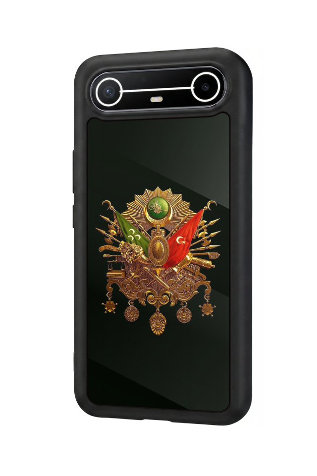Tecno Spark Slim 5G Uyumlu Osmanli Tugrasi Tasarımlı Glossy Premium Kılıf