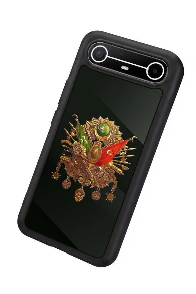 Tecno Spark Slim 5G Uyumlu Osmanli Tugrasi Tasarımlı Glossy Premium Kılıf