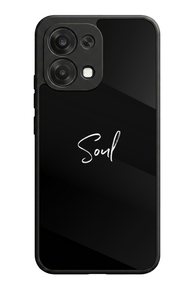 Oppo A6 Pro Uyumlu SOUL Tasarımlı Glossy Premium Kılıf
