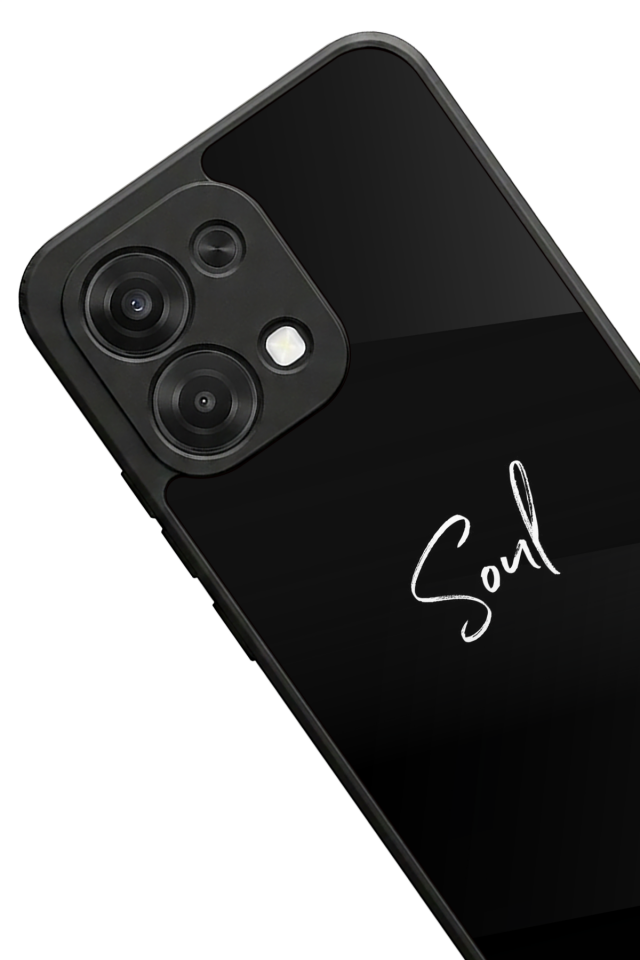 Oppo A6 Pro Uyumlu SOUL Tasarımlı Glossy Premium Kılıf