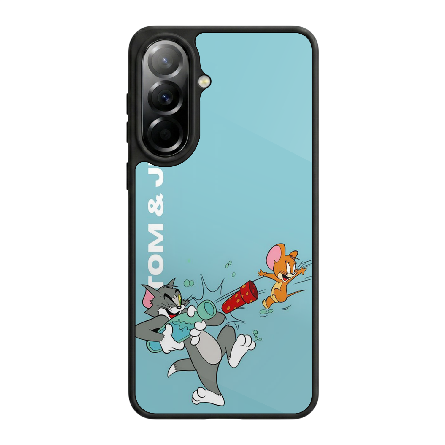 Samsung Galaxy A37 Uyumlu Tom And Jerry Tasarımlı Glossy Premium Kılıf