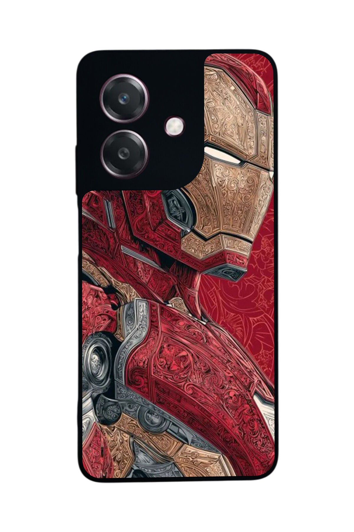 Oppo A3 5G Uyumlu Iron Man ( Demir Adam ) Tasarımlı Glossy Premium Kılıf