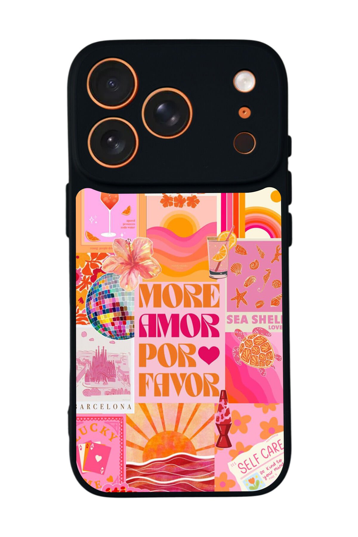 iPhone 17 Pro Uyumlu Poster Tasarımlı Glossy Premium Kılıf