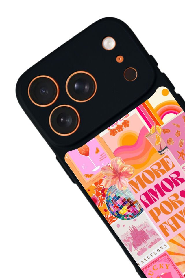 iPhone 17 Pro Uyumlu Poster Tasarımlı Glossy Premium Kılıf