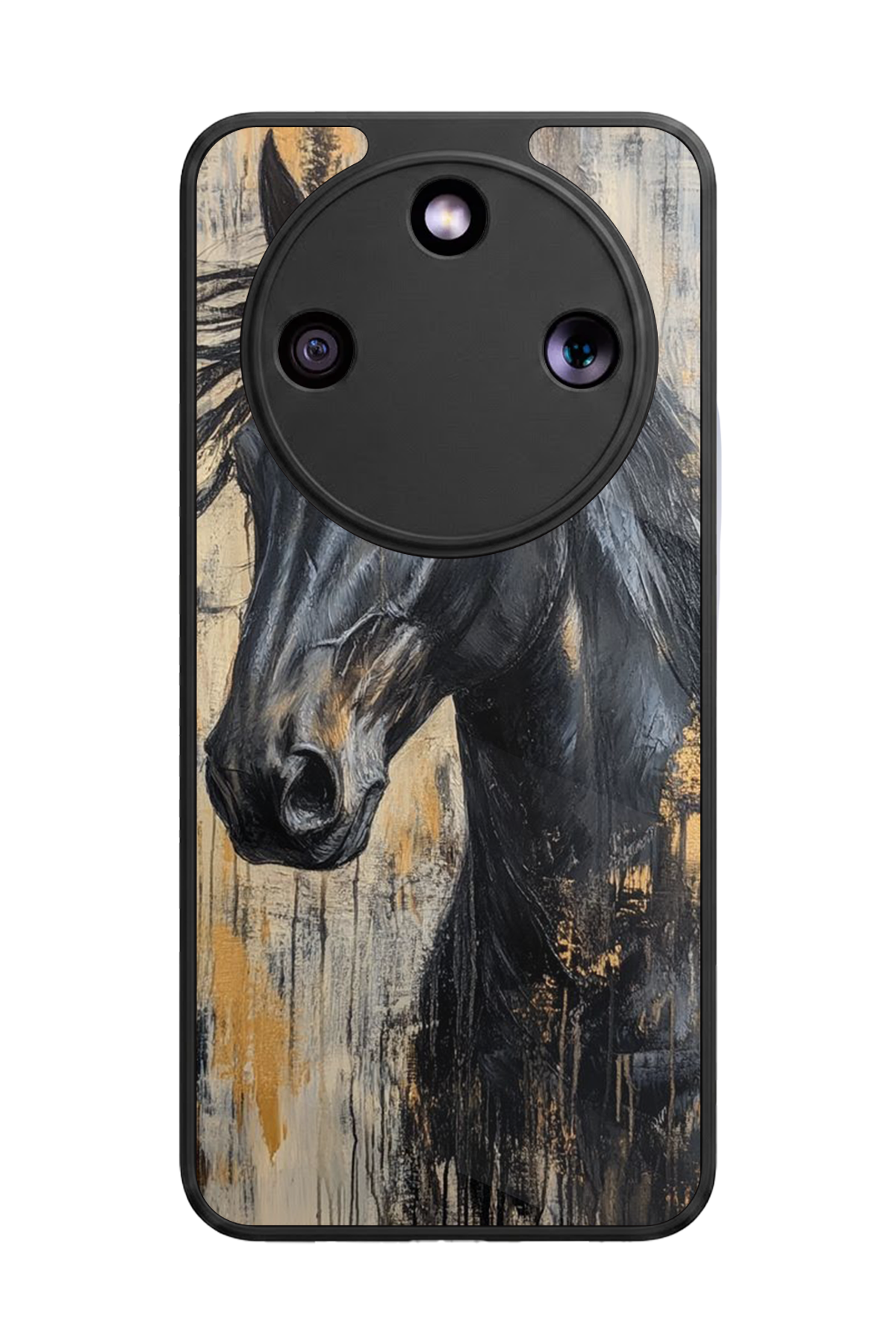 Honor Magic 8 Lite Uyumlu At Horse Tasarımlı Glossy Premium Kılıf