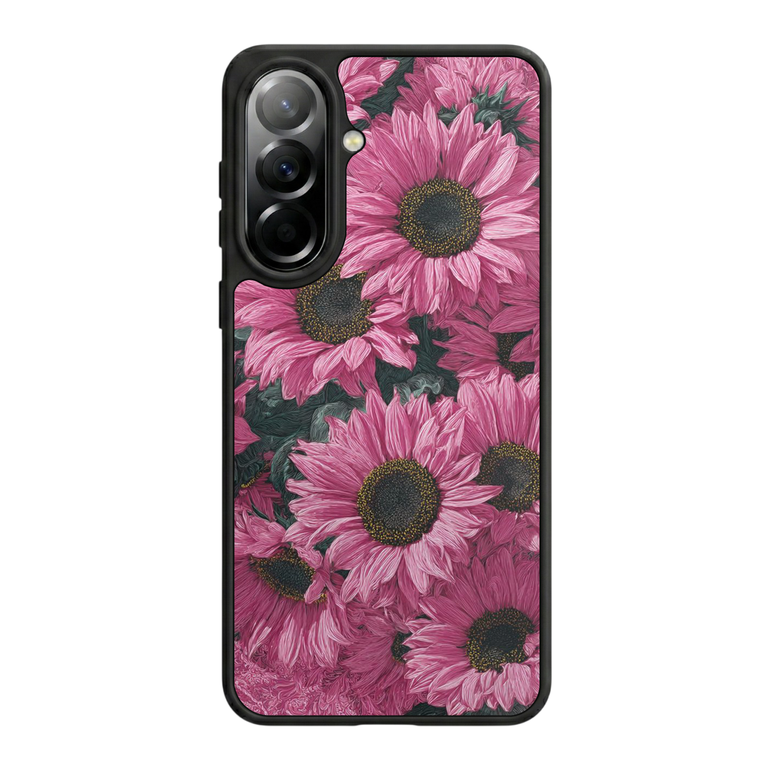 Samsung Galaxy A57 Uyumlu Cicek Tasarımlı Glossy Premium Kılıf