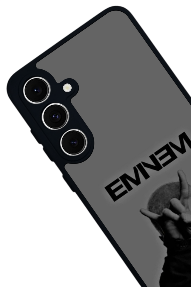 Samsung Galaxy S24 FE Uyumlu Eminem Tasarımlı Glossy Premium Kılıf