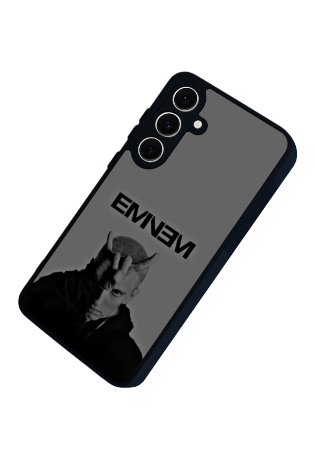 Samsung Galaxy S24 FE Uyumlu Eminem Tasarımlı Glossy Premium Kılıf