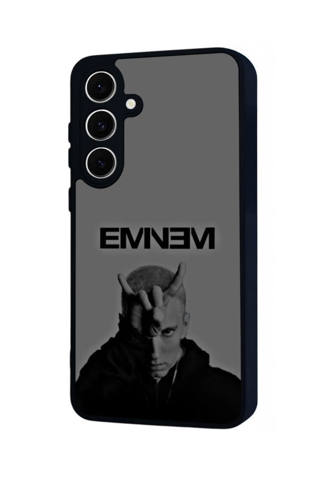 Samsung Galaxy S24 FE Uyumlu Eminem Tasarımlı Glossy Premium Kılıf