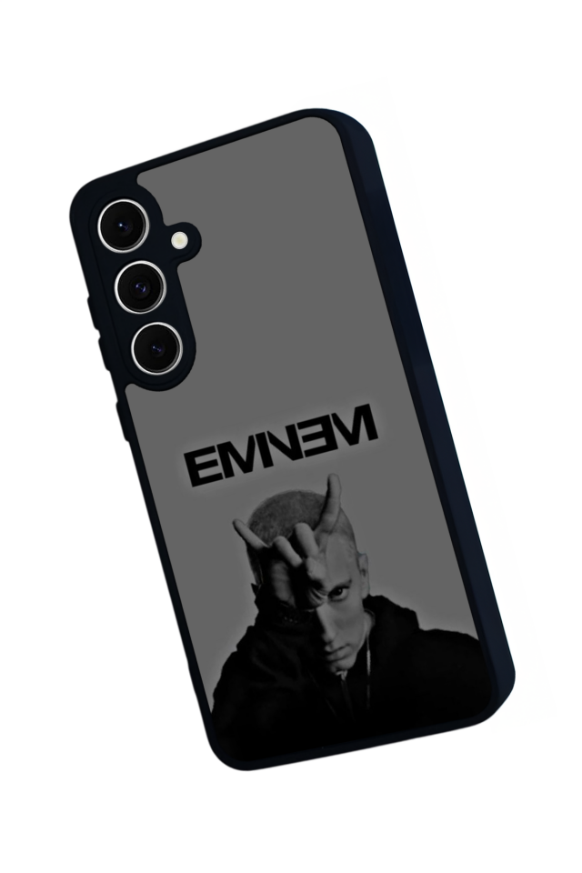 Samsung Galaxy S24 FE Uyumlu Eminem Tasarımlı Glossy Premium Kılıf