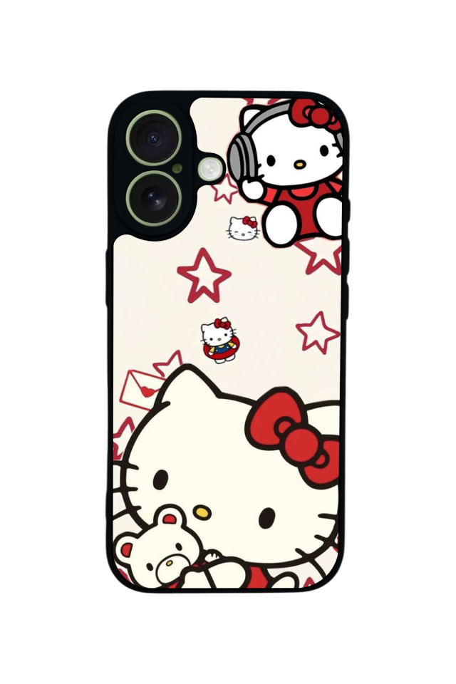 iPhone 17 Uyumlu HelloKitty Tasarımlı Glossy Premium Kılıf