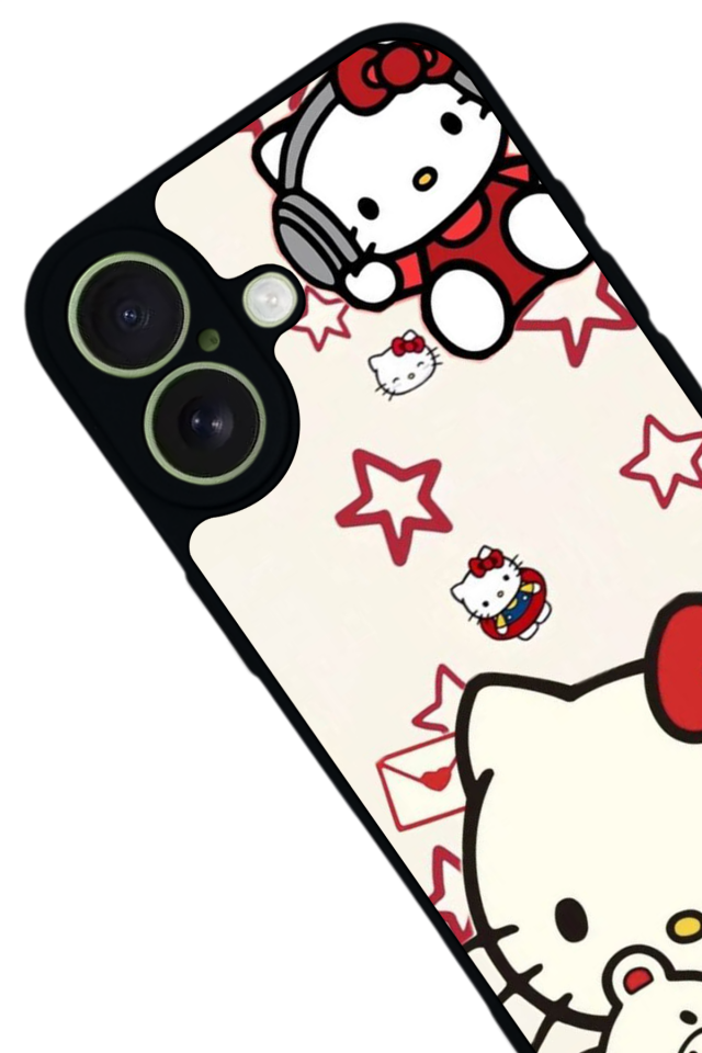 iPhone 17 Uyumlu HelloKitty Tasarımlı Glossy Premium Kılıf