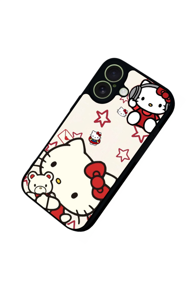 iPhone 17 Uyumlu HelloKitty Tasarımlı Glossy Premium Kılıf
