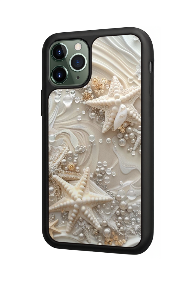 iPhone 11 Pro Max Uyumlu  İnci Tasarımlı Glossy Premium Kılıf