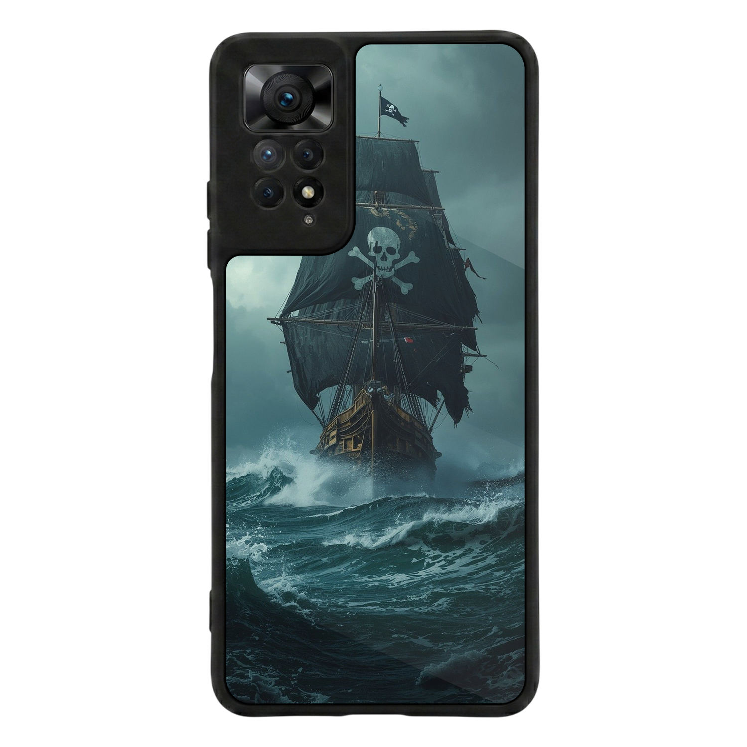 Xiaomi Redmi Note 11 Pro Uyumlu Korsan Tasarımlı Glossy Premium Kılıf
