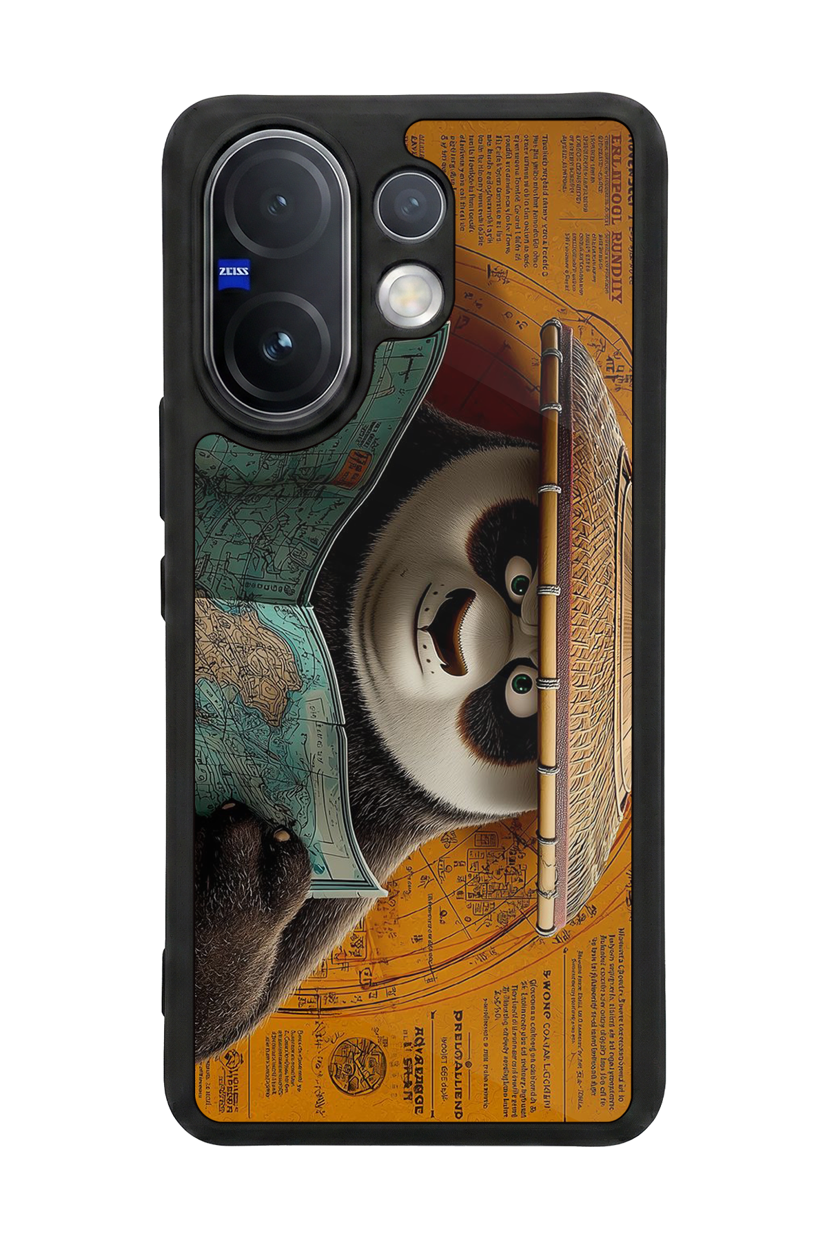 Vivo V60 Uyumlu Kung Fu Panda Tasarımlı Glossy Premium Kılıf
