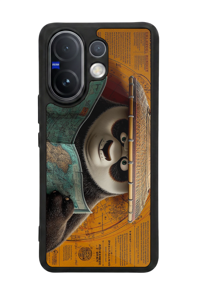 Vivo V60 Uyumlu Kung Fu Panda Tasarımlı Glossy Premium Kılıf