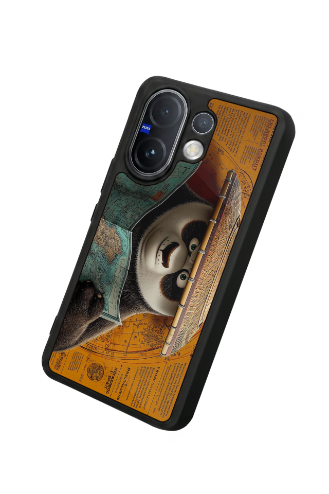 Vivo V60 Uyumlu Kung Fu Panda Tasarımlı Glossy Premium Kılıf