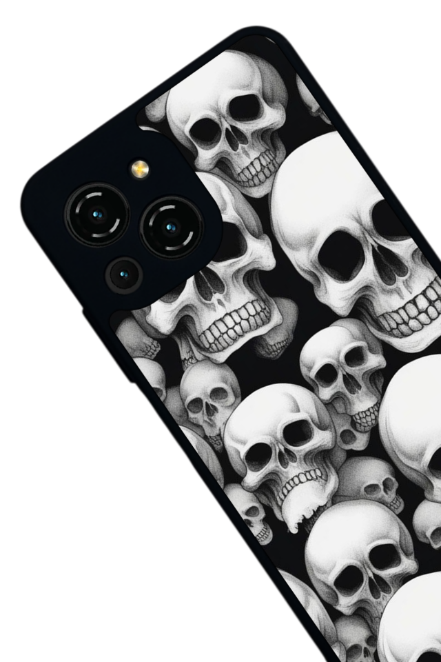 Reeder S23 Pro Max Uyumlu KuruKafa Tasarımlı Glossy Premium Kılıf