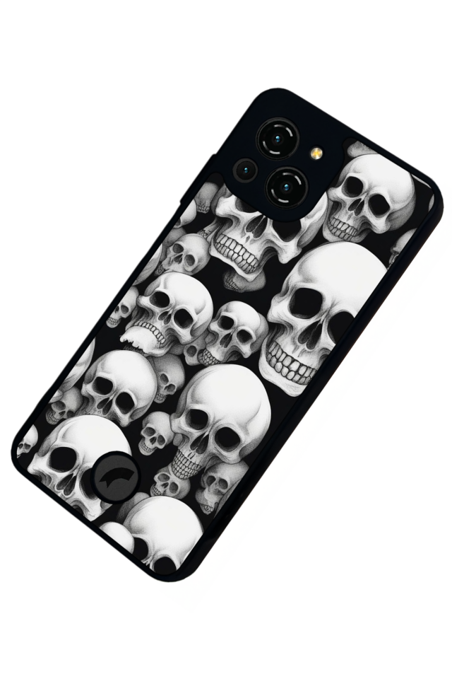 Reeder S23 Pro Max Uyumlu KuruKafa Tasarımlı Glossy Premium Kılıf