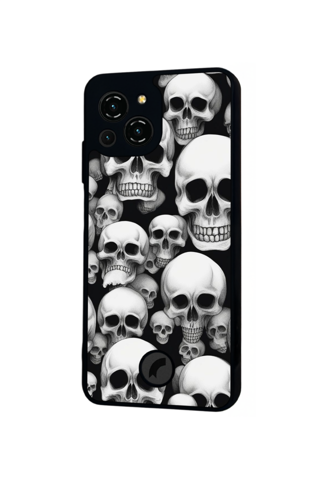 Reeder S23 Pro Max Uyumlu KuruKafa Tasarımlı Glossy Premium Kılıf