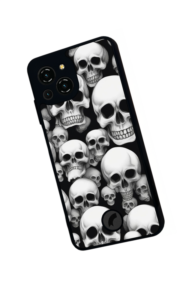 Reeder S23 Pro Max Uyumlu KuruKafa Tasarımlı Glossy Premium Kılıf