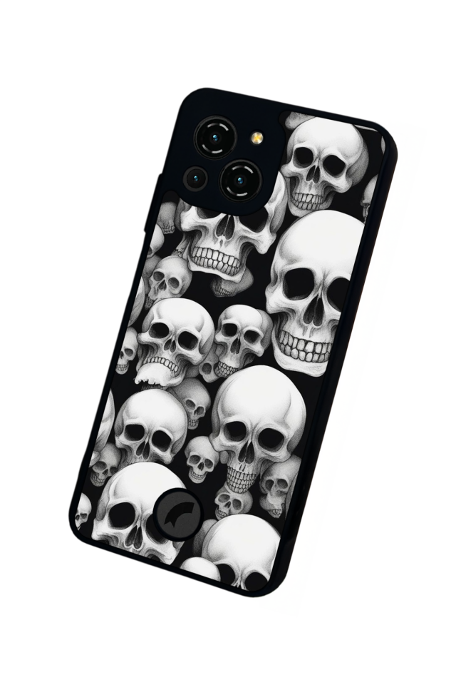 Reeder S23 Pro Max Uyumlu KuruKafa Tasarımlı Glossy Premium Kılıf