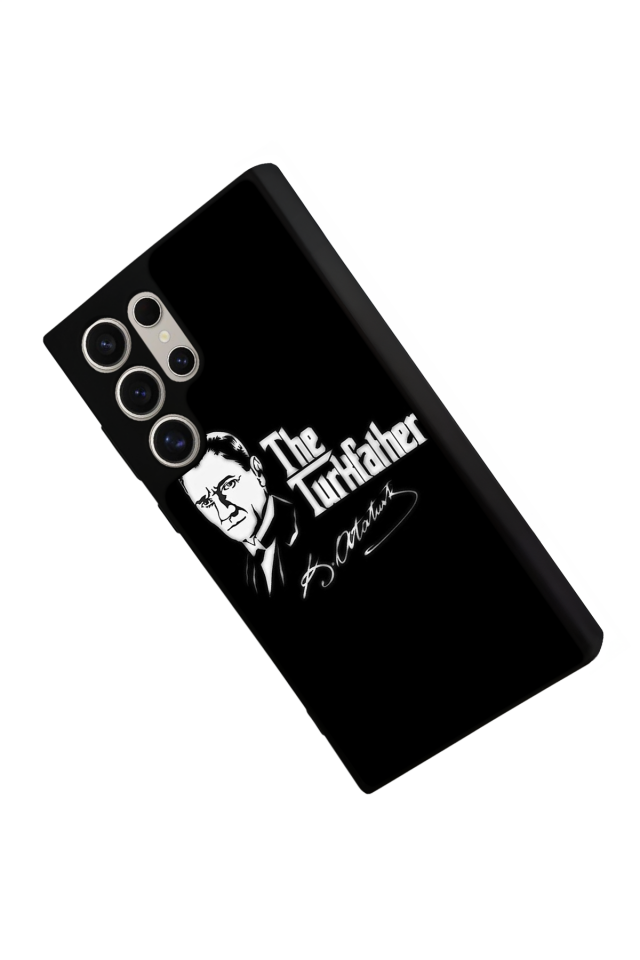 Samsung Galaxy S22 Ultra Uyumlu Mustafa Kemal Ataturk Tasarımlı Glossy Premium Kılıf