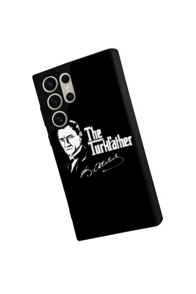 Samsung Galaxy S22 Ultra Uyumlu Mustafa Kemal Ataturk Tasarımlı Glossy Premium Kılıf