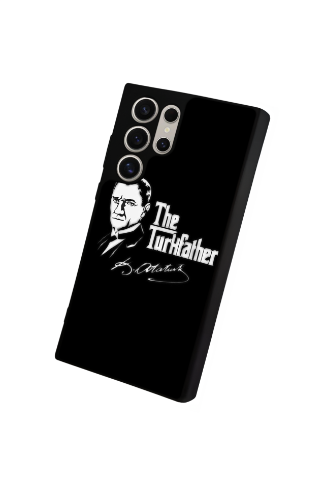 Samsung Galaxy S22 Ultra Uyumlu Mustafa Kemal Ataturk Tasarımlı Glossy Premium Kılıf