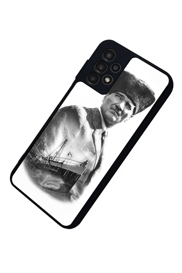 Samsung Galaxy A23 Uyumlu Mustafa Kemal Ataturk Tasarımlı Glossy Premium Kılıf