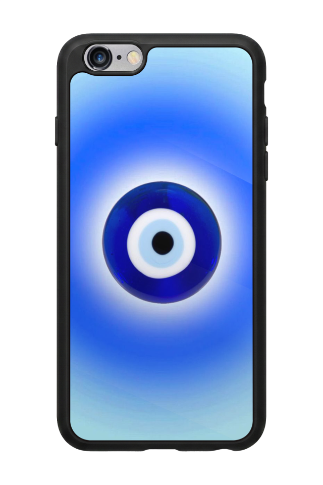 iPhone 6 Plus Uyumlu Nazar Tasarımlı Glossy Premium Kılıf