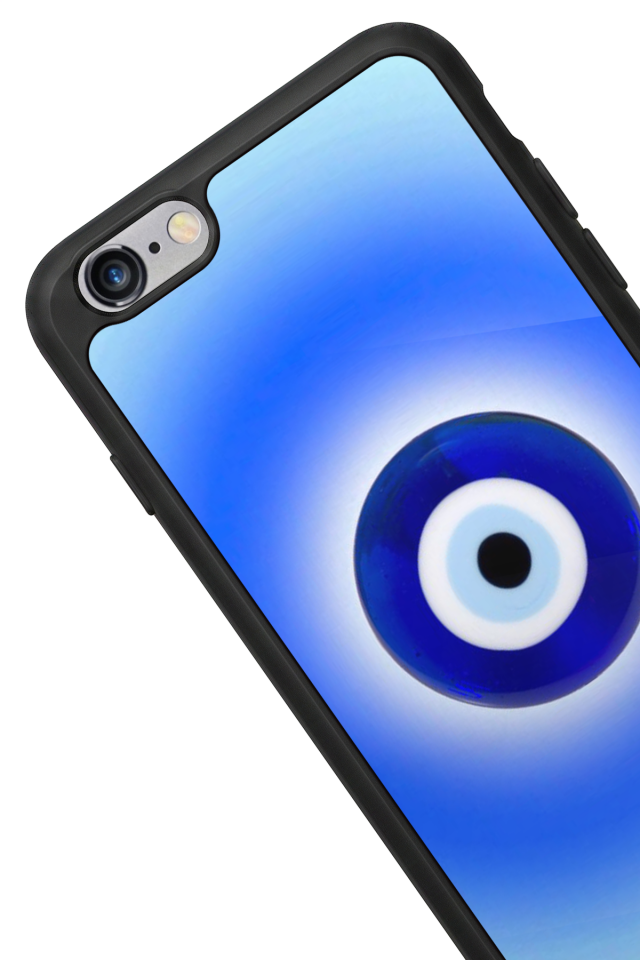 iPhone 6 Plus Uyumlu Nazar Tasarımlı Glossy Premium Kılıf