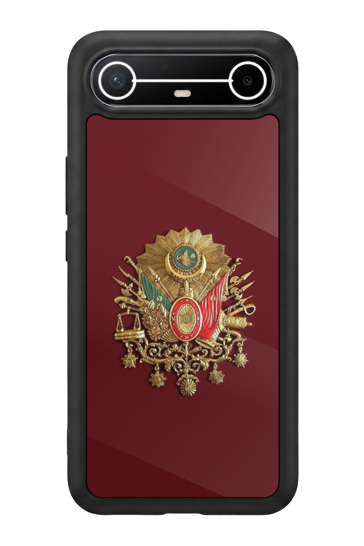 Tecno Spark Slim 5G Uyumlu Osmanli Tugrasi Tasarımlı Glossy Premium Kılıf