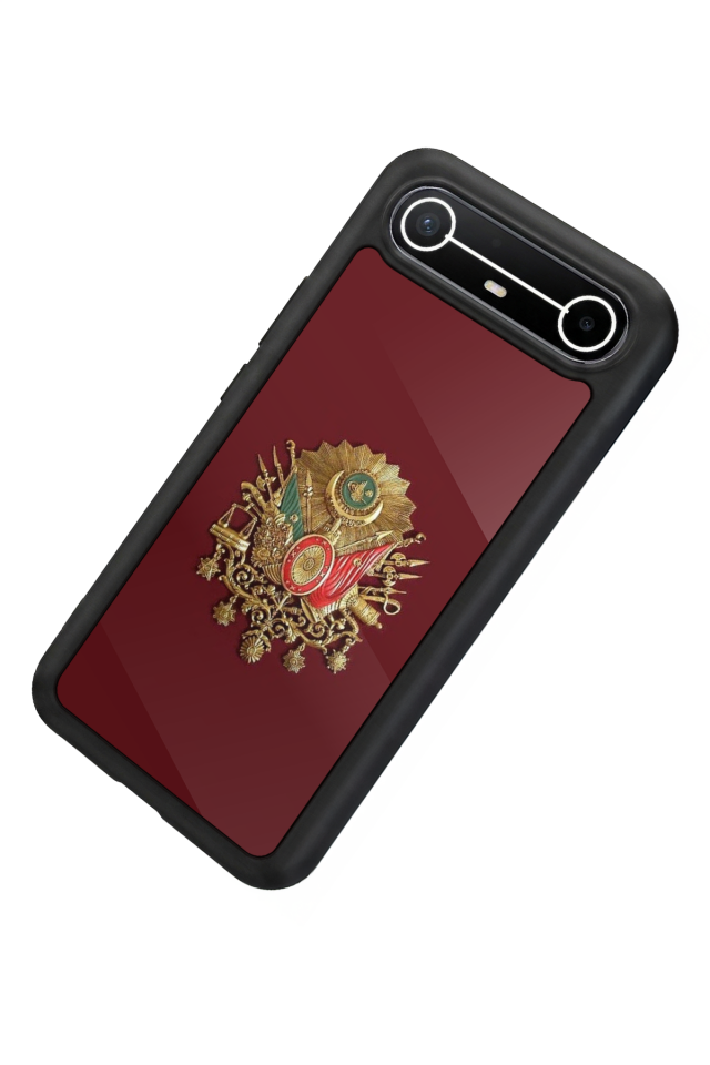 Tecno Spark Slim 5G Uyumlu Osmanli Tugrasi Tasarımlı Glossy Premium Kılıf
