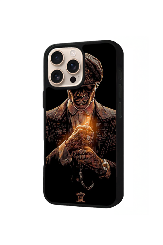 iPhone 16 Pro Max Uyumlu Peaky Blinders Tasarımlı Glossy Premium Kılıf