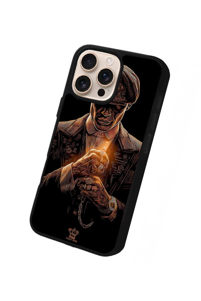 iPhone 16 Pro Max Uyumlu Peaky Blinders Tasarımlı Glossy Premium Kılıf