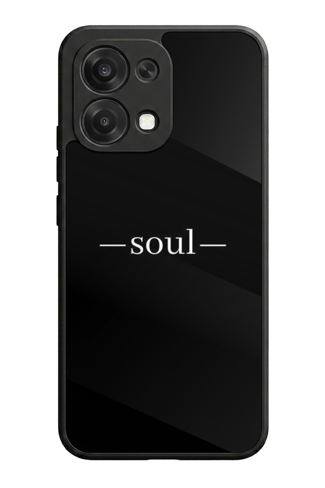 Oppo A6 Pro Uyumlu SOUL Tasarımlı Glossy Premium Kılıf