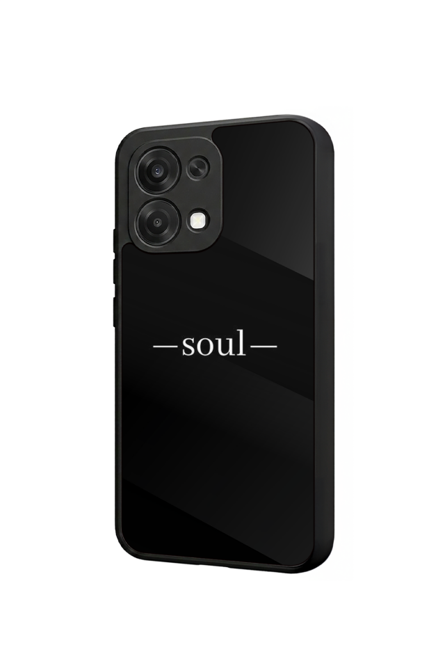 Oppo A6 Pro Uyumlu SOUL Tasarımlı Glossy Premium Kılıf