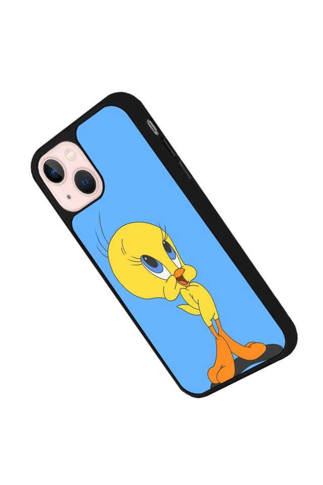 iPhone 13/14 Uyumlu Tweety Tasarımlı Glossy Premium Kılıf