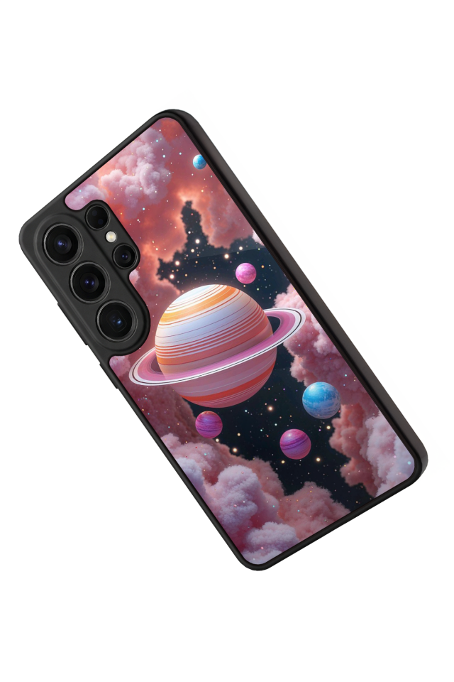 Samsung Galaxy S26 Ultra Uyumlu Uzay Tasarımlı Glossy Premium Kılıf